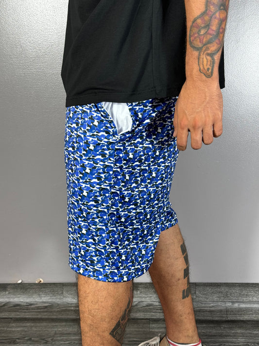 PANTALONETA SUBLIMADA azul bape