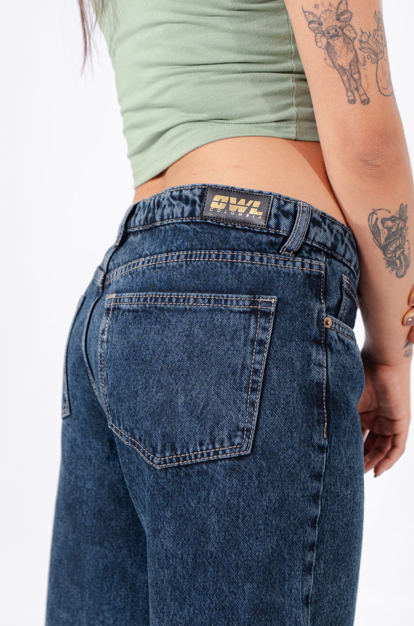 JEANS BAGGY AZUL OSC