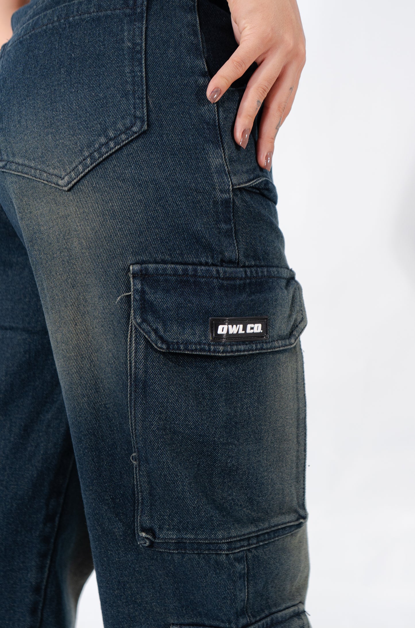 JEANS CARGO ARTEMIZA AZUL REY