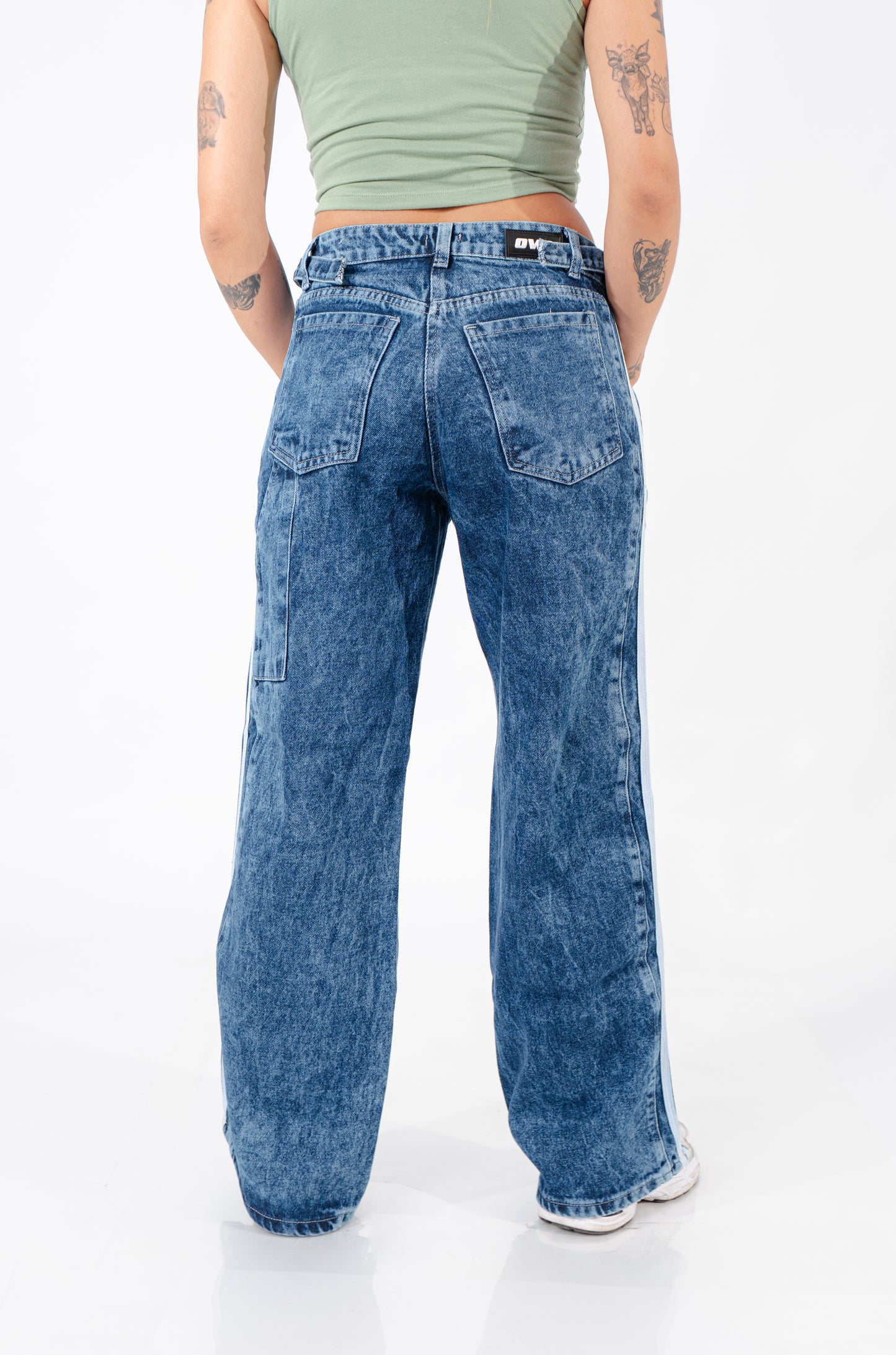 PANTALON AZUL OSCURO 3 RAYAS