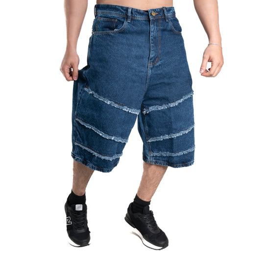 JORT AZUL OSCURO 3 LINEAS YK-008
