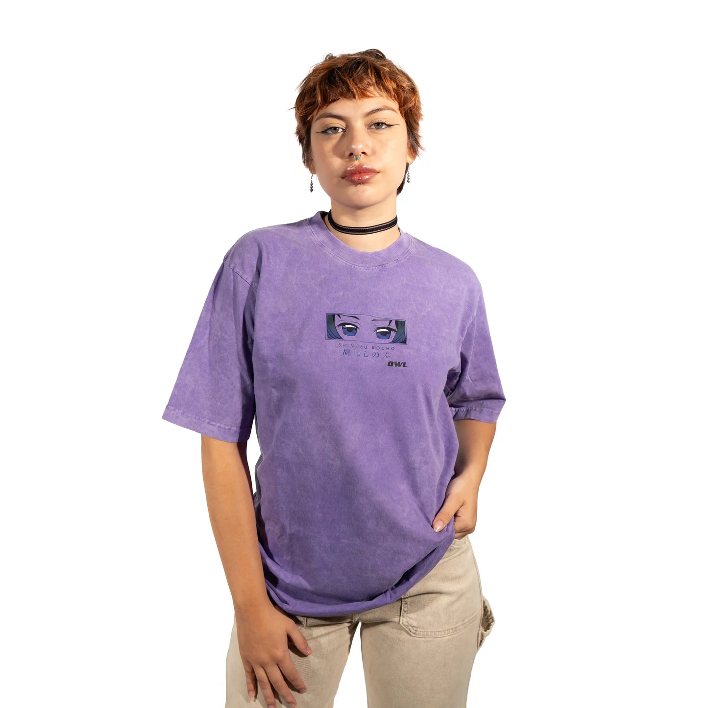 Camiseta SHINOBU KOCHO LILA ACID WASH