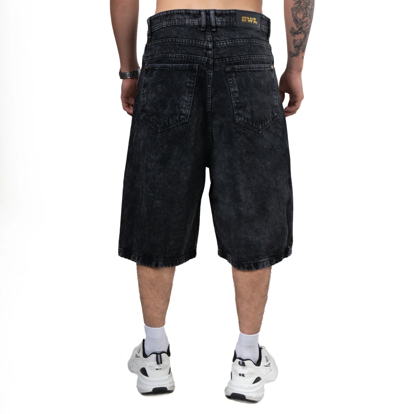 JORT NEGRO WASH BAGGY YK-022
