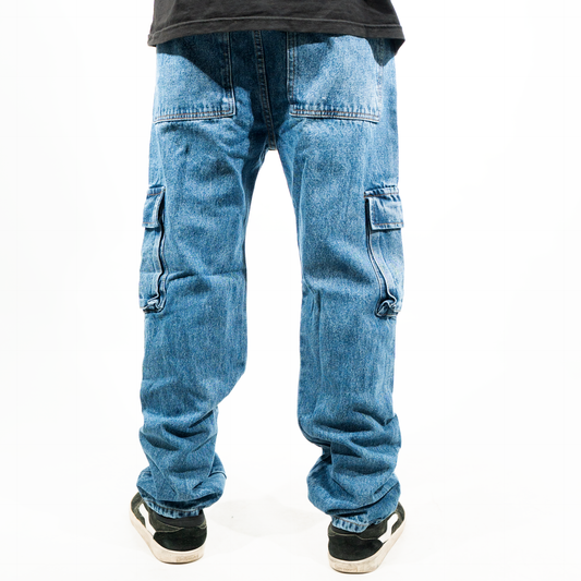 JEAN CARGO EROS AZUL OSCURO