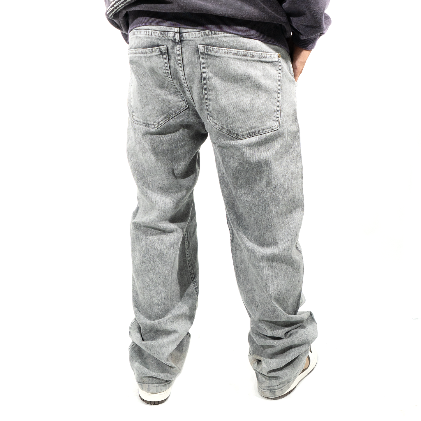 JEANS BAGGY GRIS PERLA