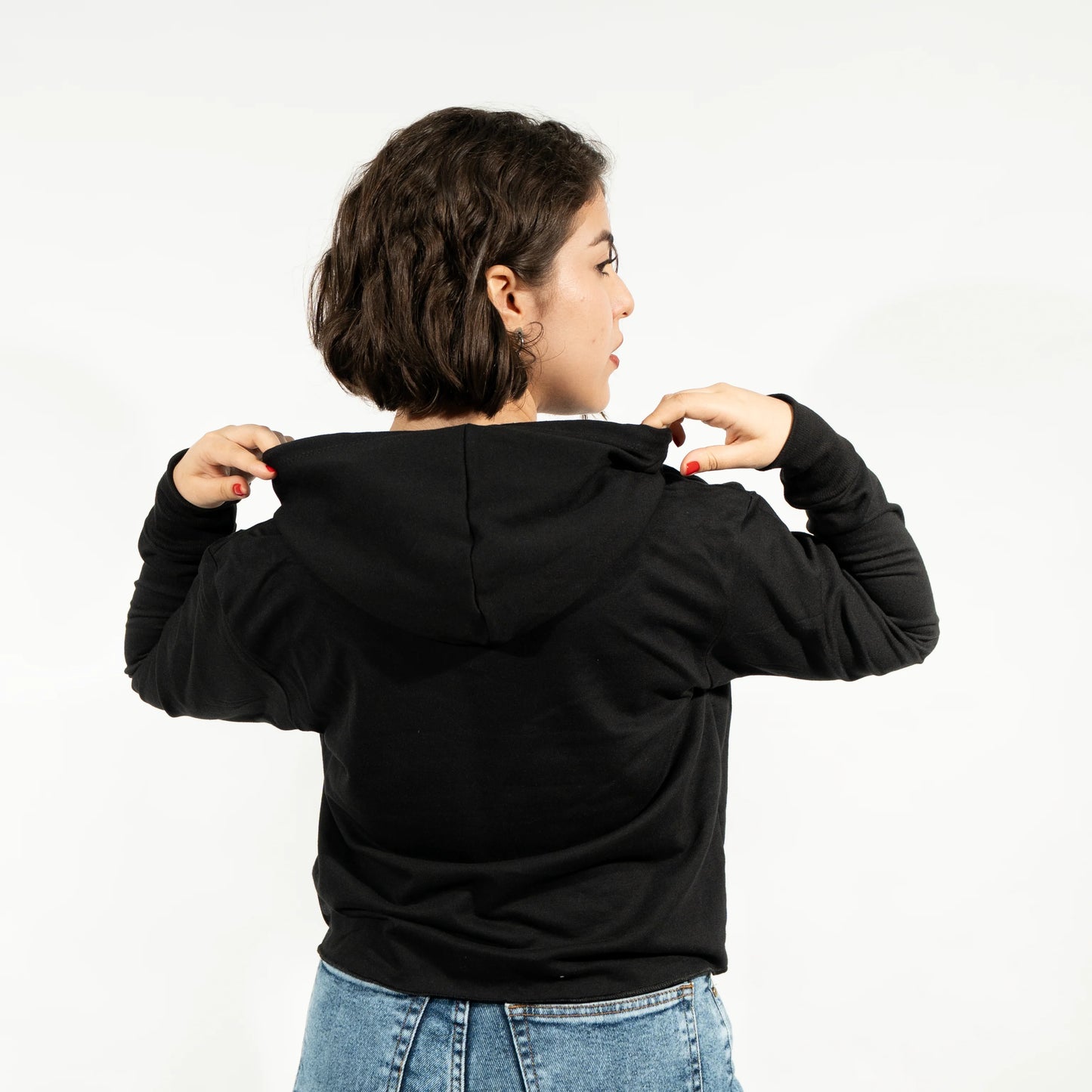 SACO DAMA CREMALLERA NEGRO