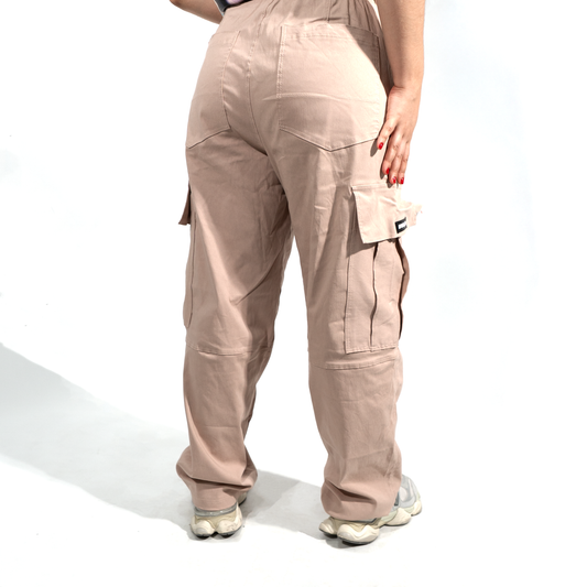 PANTALONES JOGGER DAMA PALO DE ROSA
