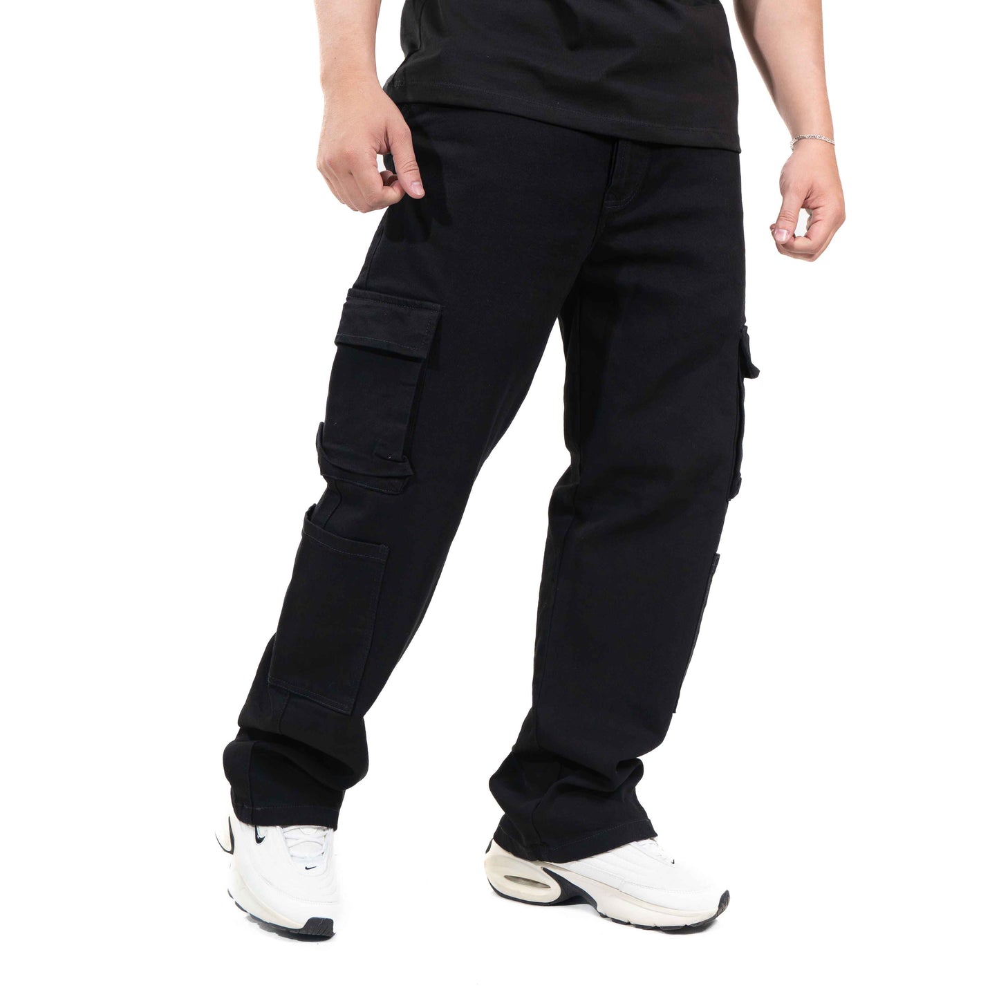 PANTALON CARGO 4 BOLSILLOS NEGRO