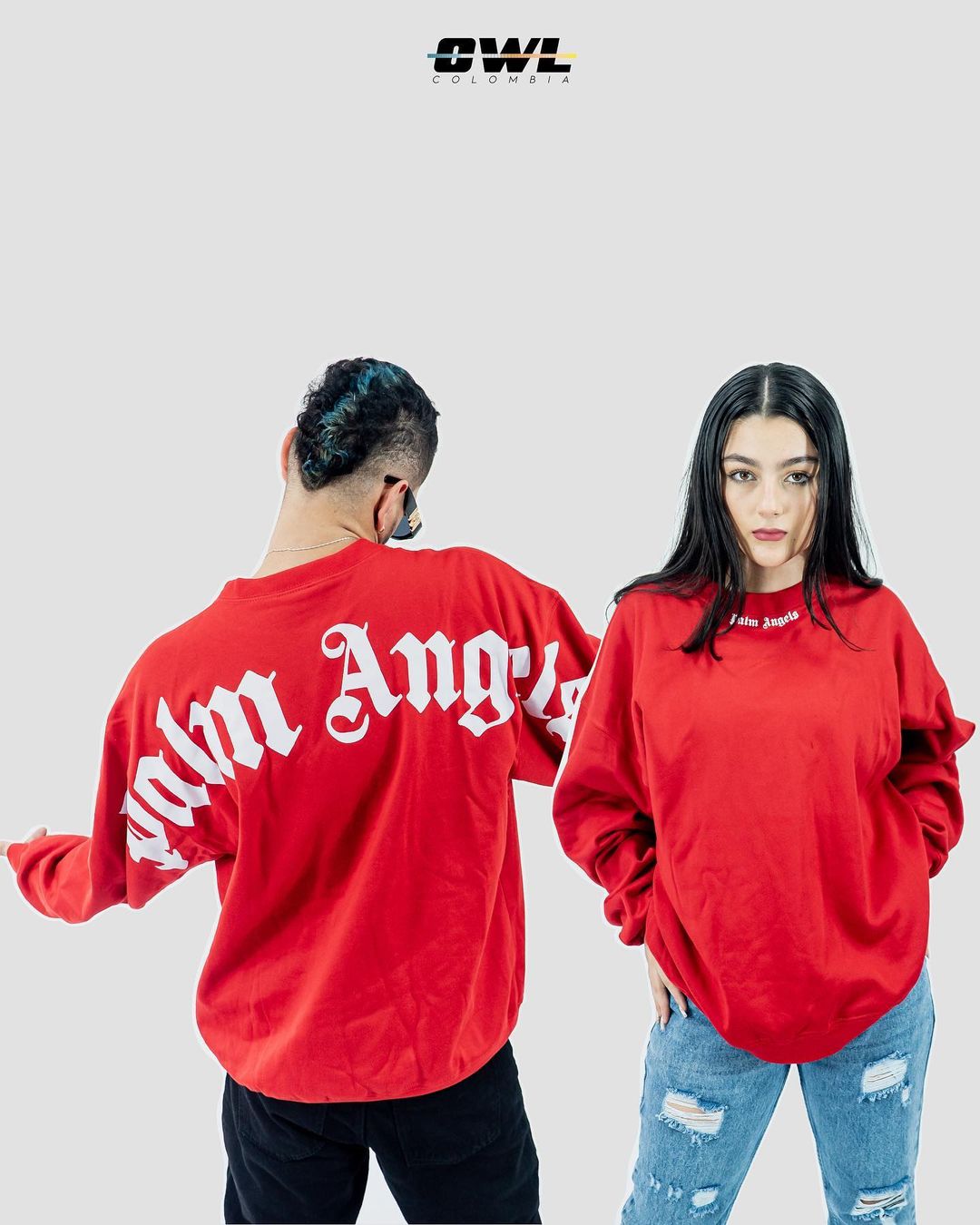 BUZO CUELLO REDONDO PALM ANGELS