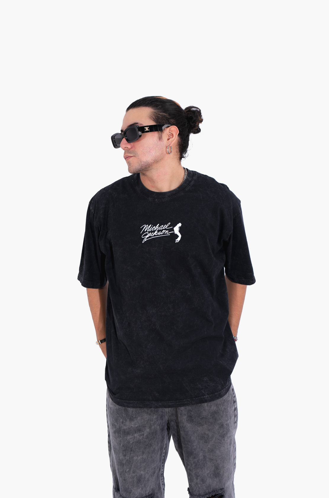 camiseta MICHAEL JACKSON ACID WASH