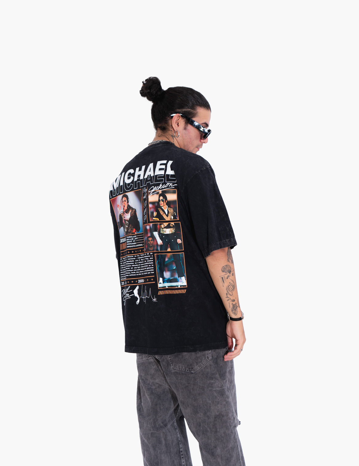 camiseta MICHAEL JACKSON ACID WASH