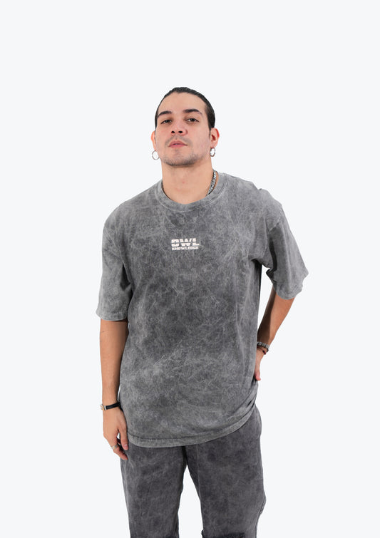 camiseta OWL KNOWLEDGE ACID WASH
