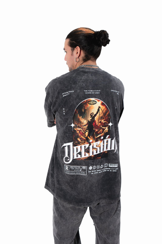camiseta decisión  wash