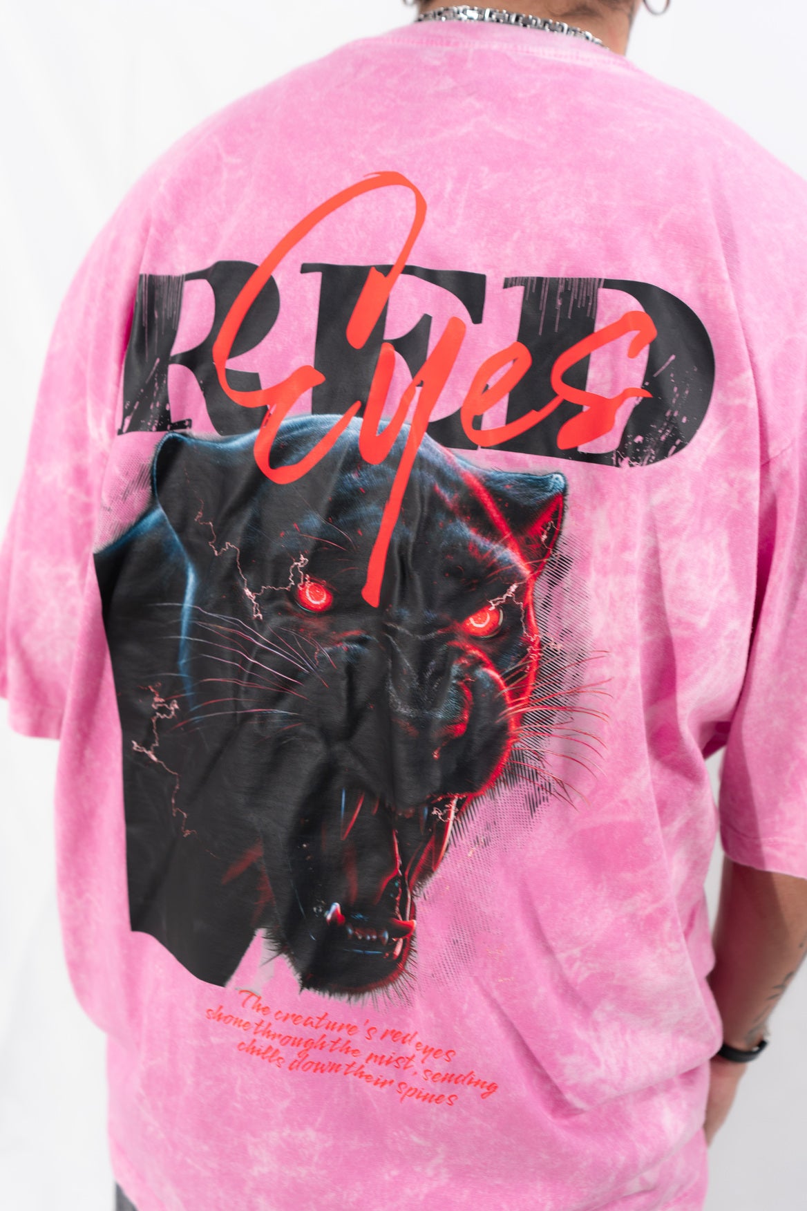 camiseta RED ACID WASH
