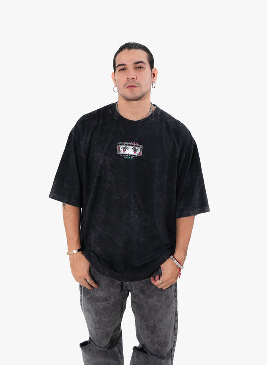 camiseta TANJIRO KIMETSU ACID WASH