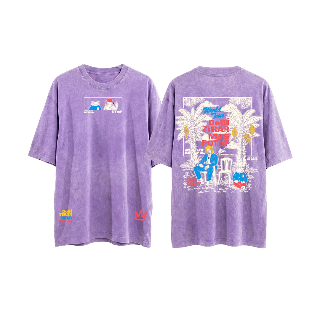 CAMISETA DeBi TiRaR MaS FoToS 3 - LILA acid wash