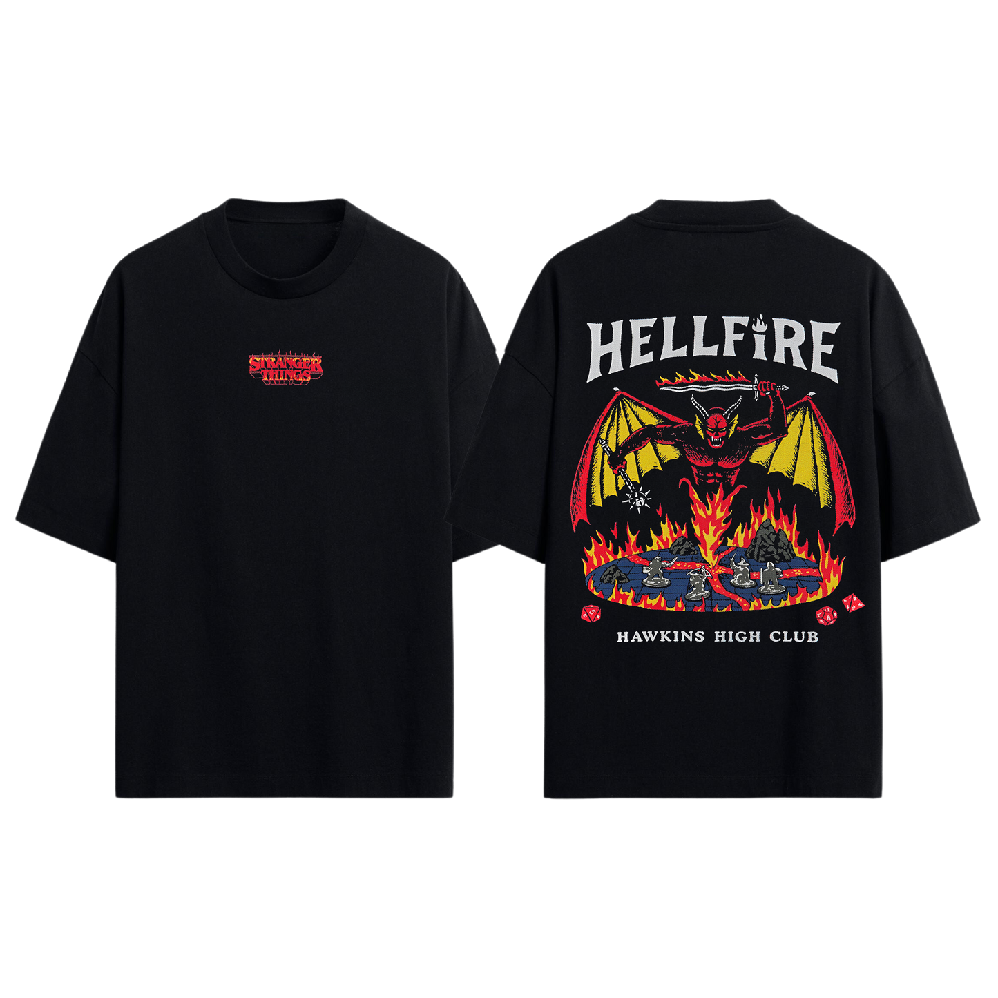 CAMISETA STRANGER THINGS DEMON