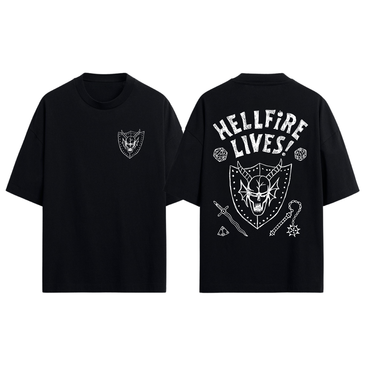 Camisera HELLFIRE LIVE Stranger Things BACK