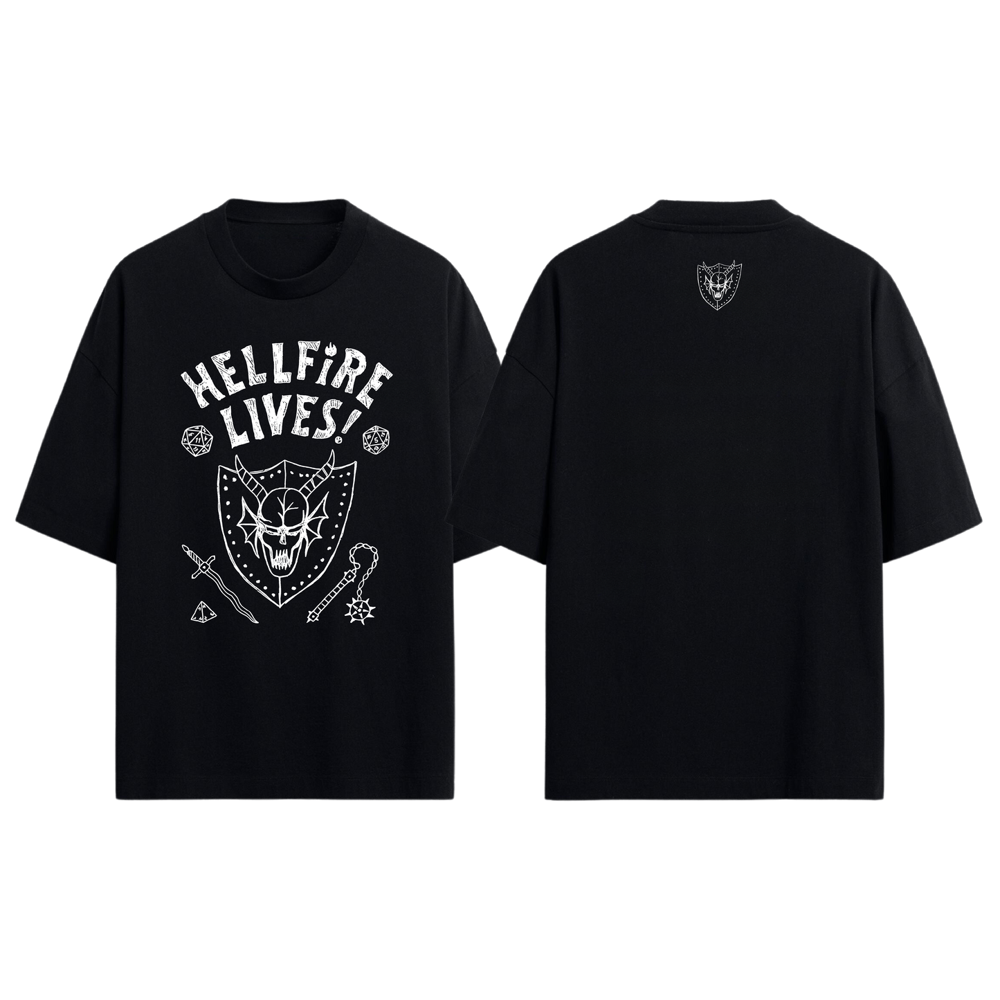 Camisera HELLFIRE LIVE Stranger Things FRONT