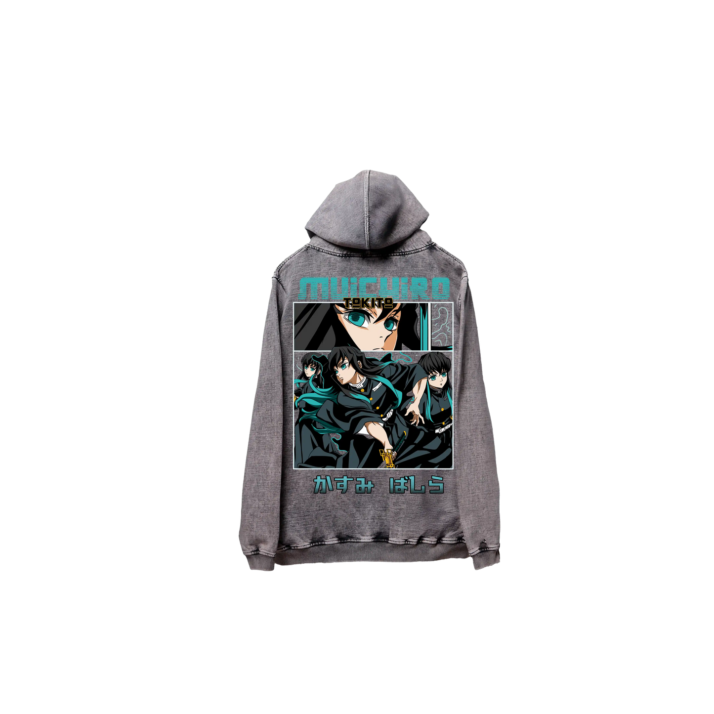 Hoodie TOKITO acid wash
