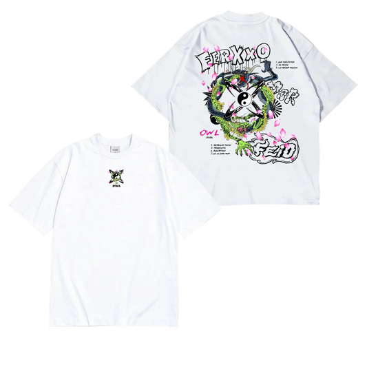 CAMISETA FEID GREEN PRINT