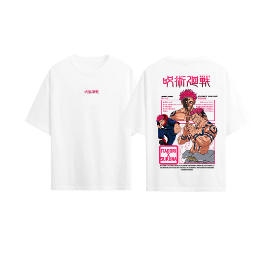 camiseta jujutsu kaisen ITADORI X SUKUNA 2