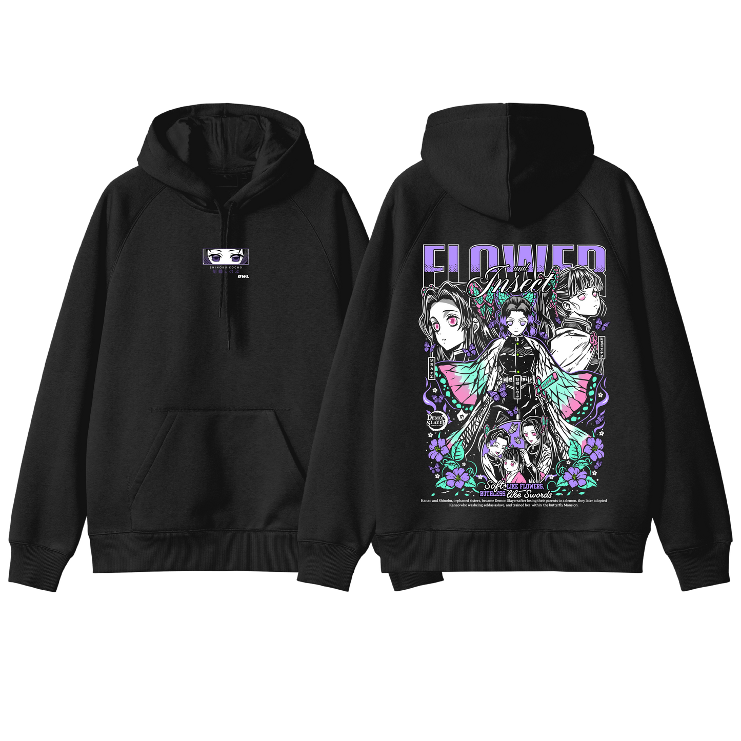 Hoodie SHINOBU KOCHO PILAR INSECTO