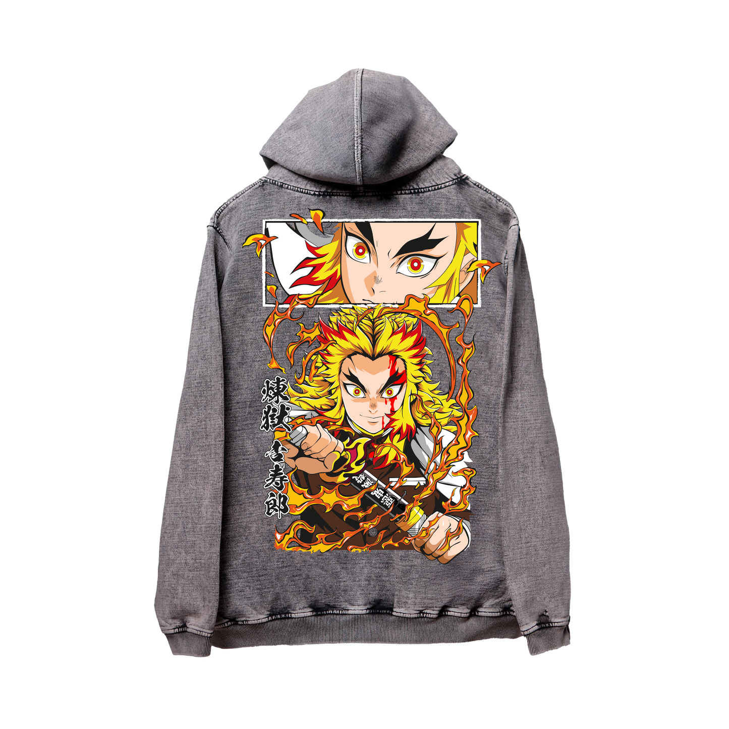 Hoodie RENGOKU 2 acid wash