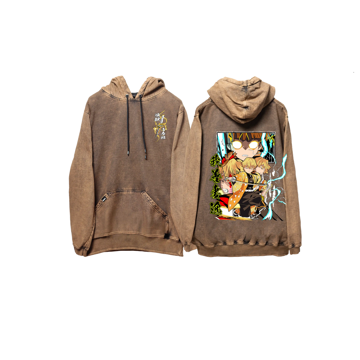 Hoodie ZENITSU 2 COBRE wash