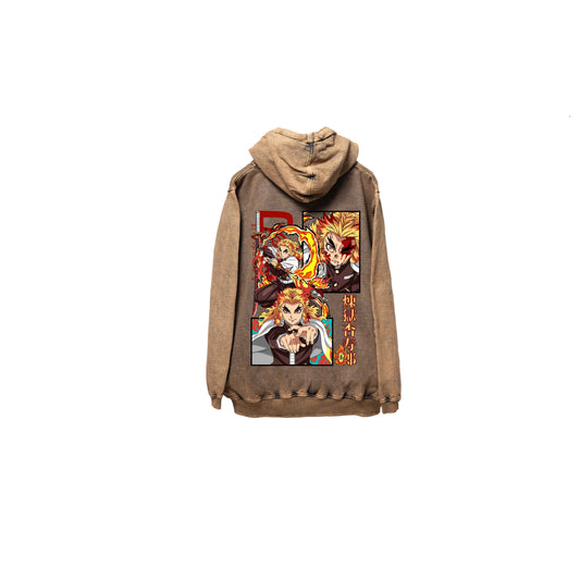 Hoodie RENGOKU COBRE wash