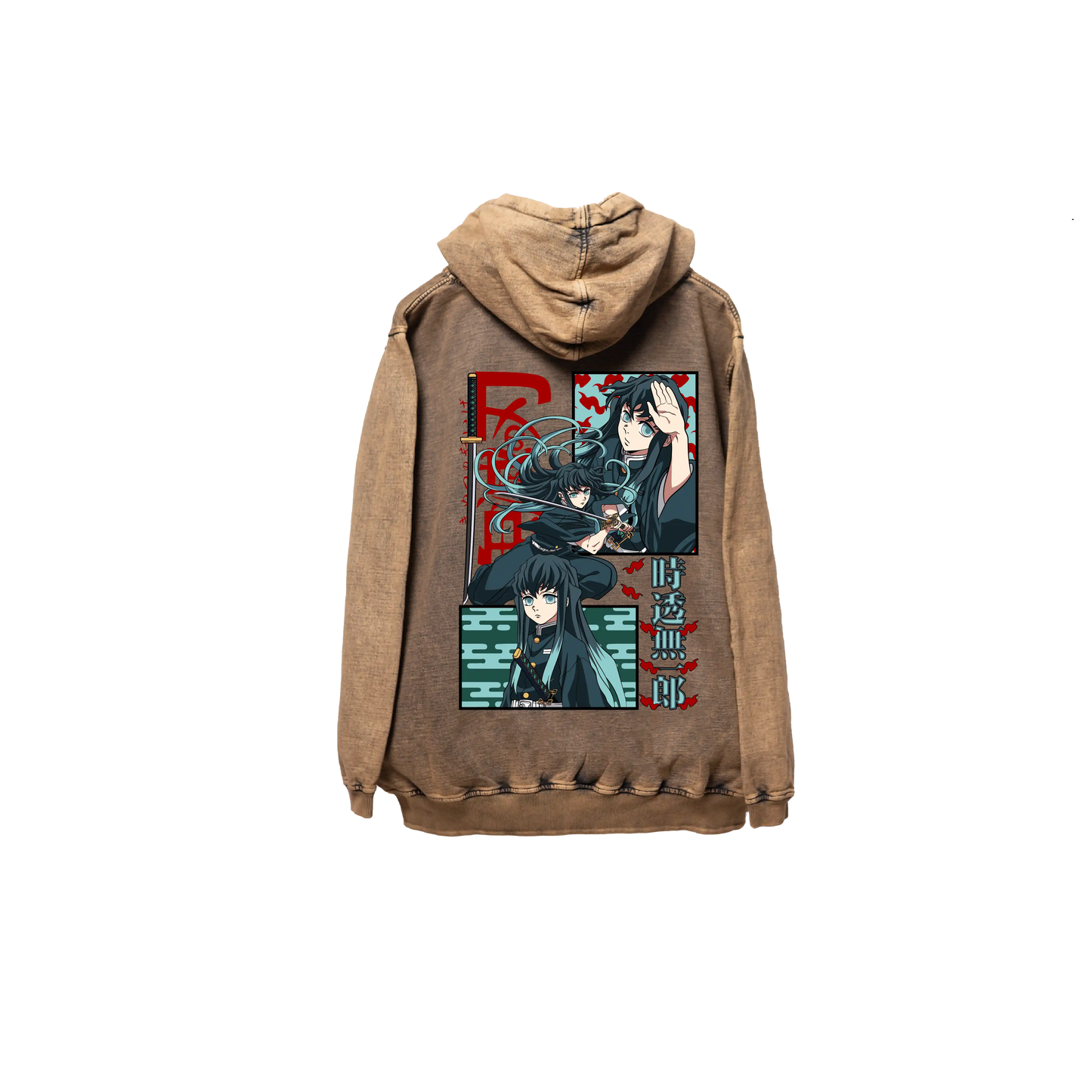 Hoodie TOKITO 2 COBRE wash