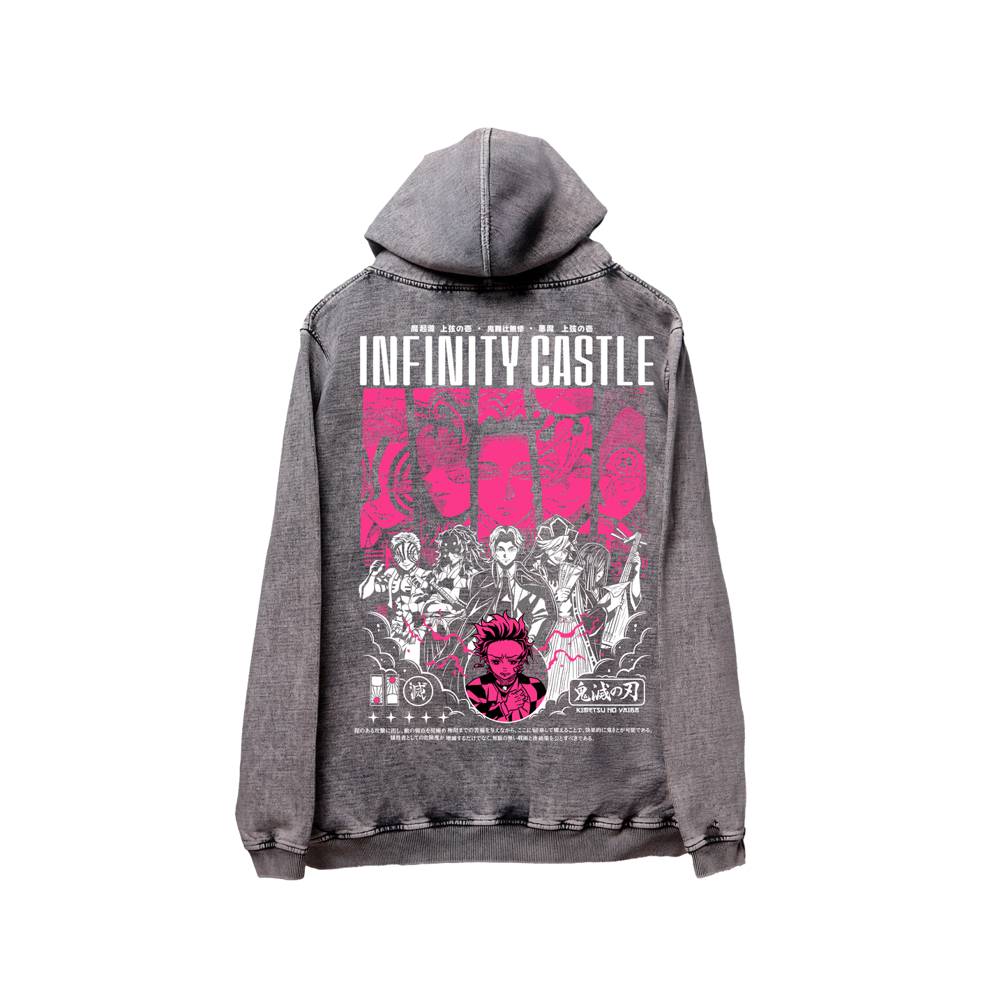 Hoodie CASTILLO DEL INFINITO acid wash