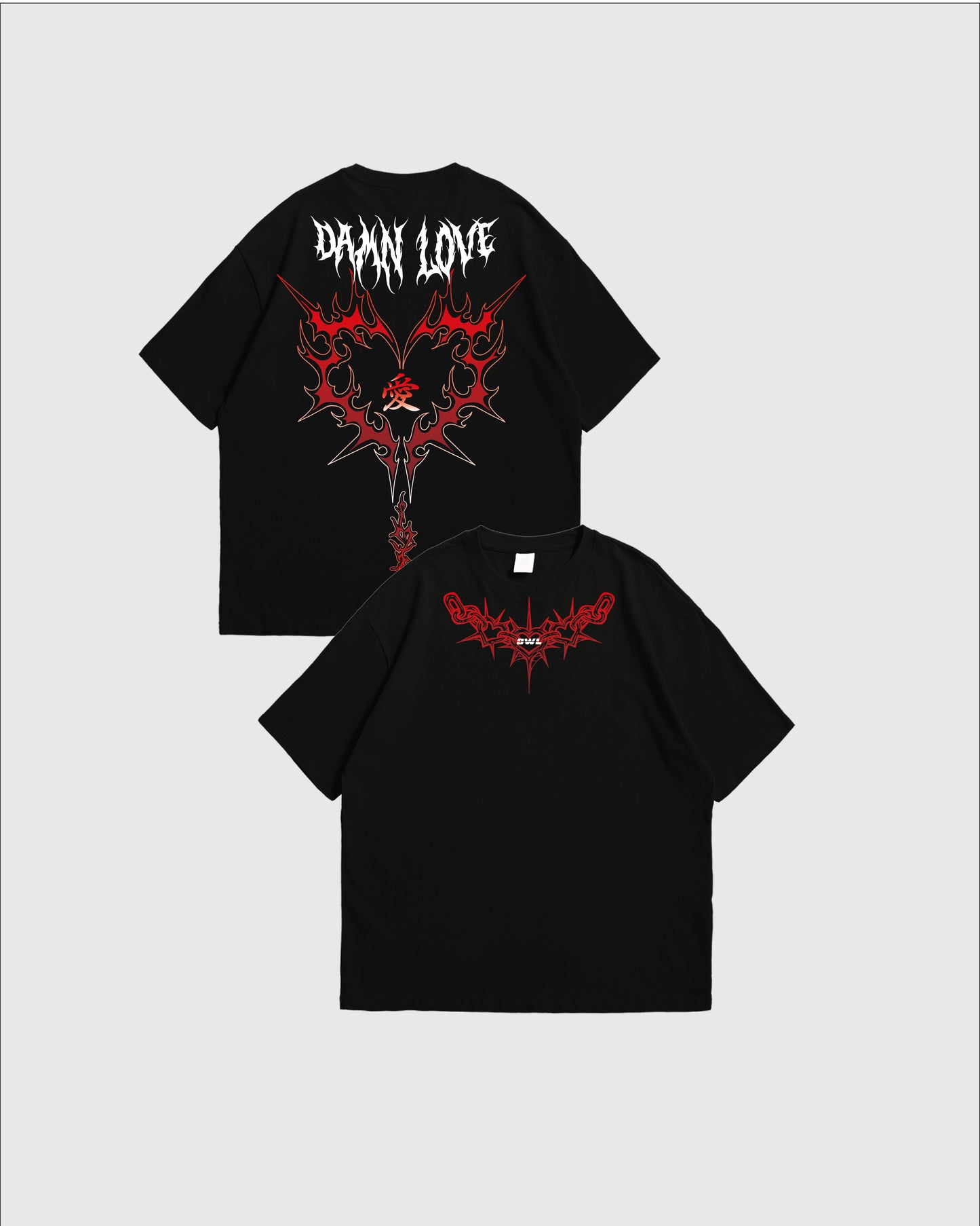 CAMISETA DAMN LOVE