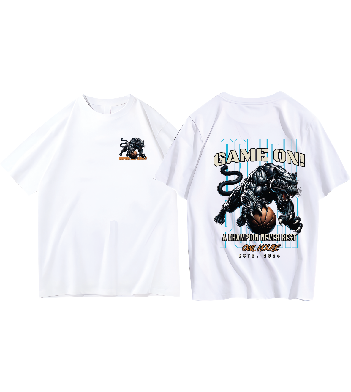 camiseta GAME ON clasica