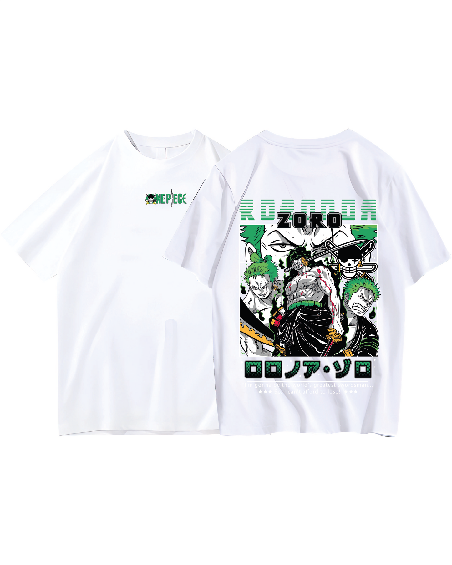 camiseta zoro one piece