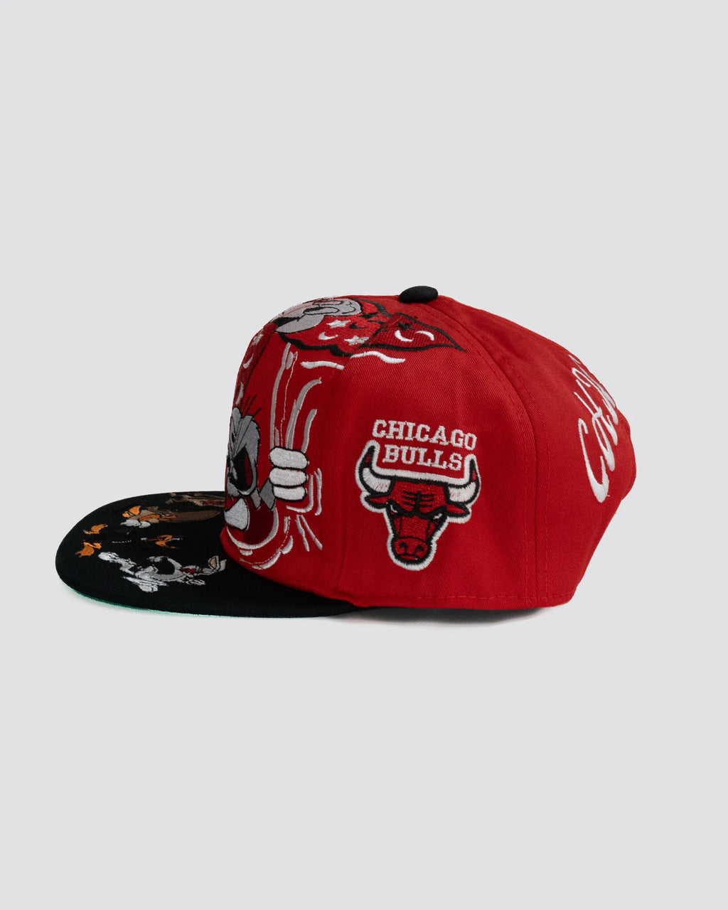 Gorra looney tunes CHICAGO BULLS lado derecho