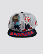 Gorra TAZ Y BUGS YANKEES BLANCA frente