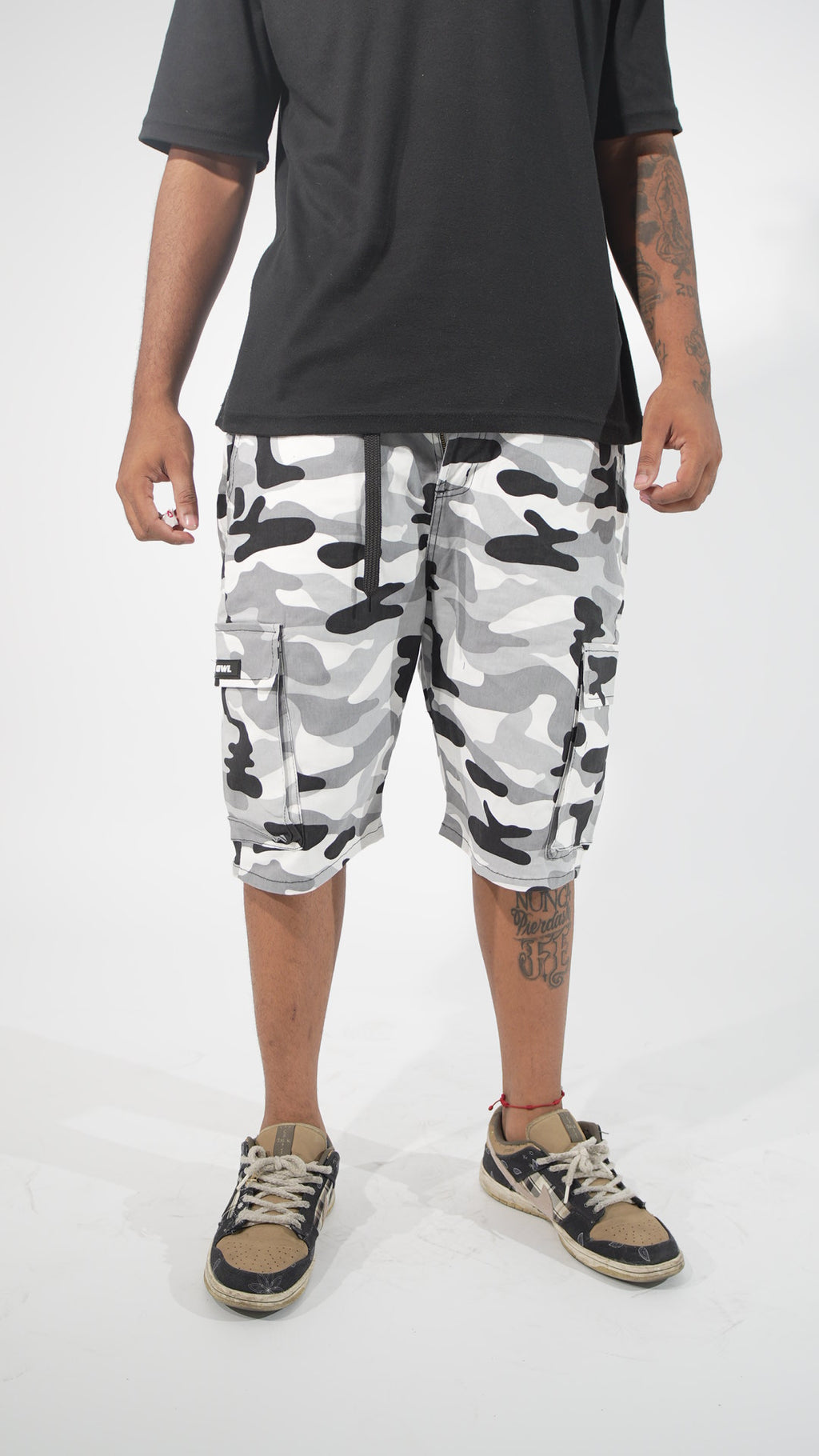 BERMUDA BAUSY CAMUFLADO GRIS CL