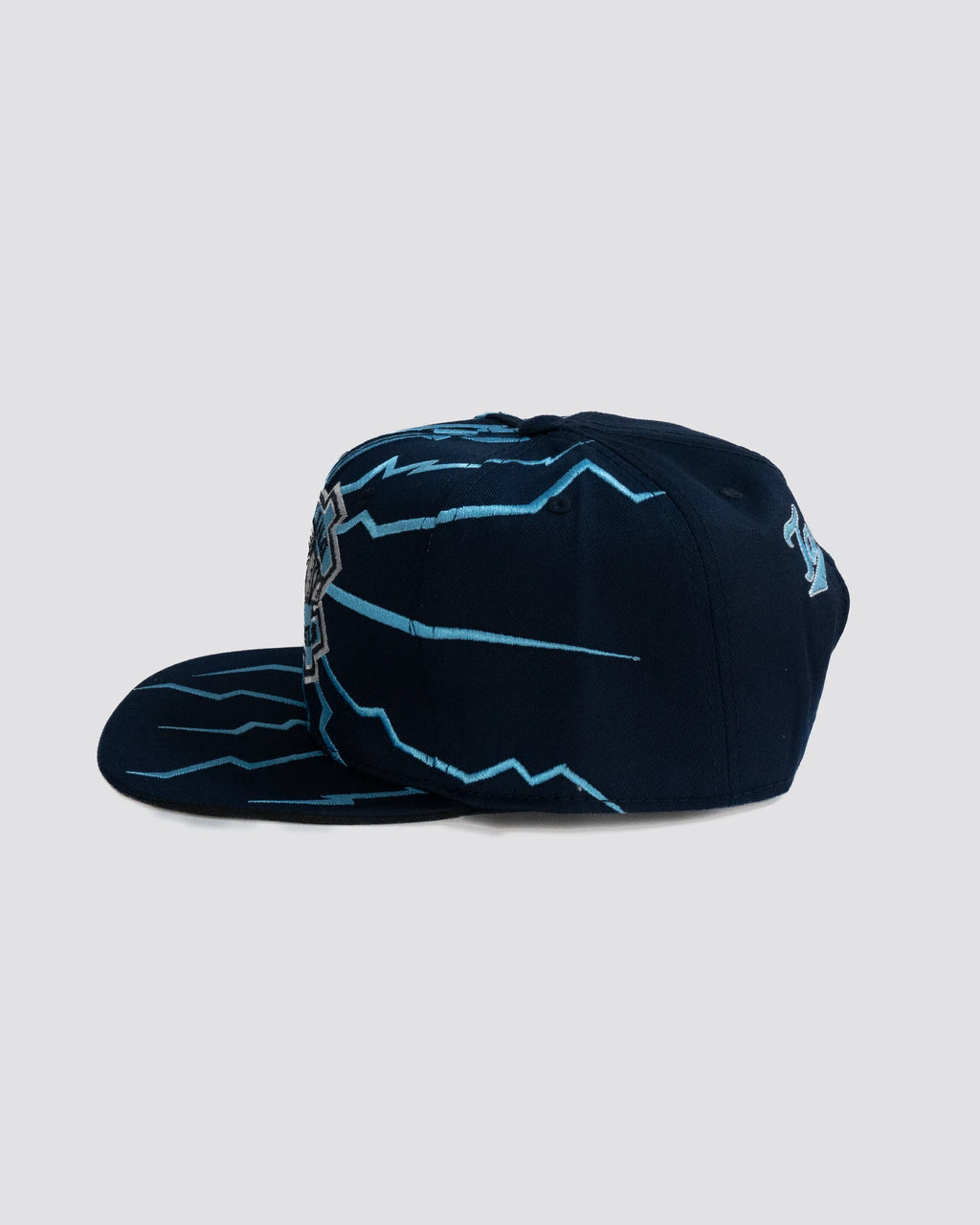 Gorra DESTELLO NORT CAROLINE AZUL lado derecho