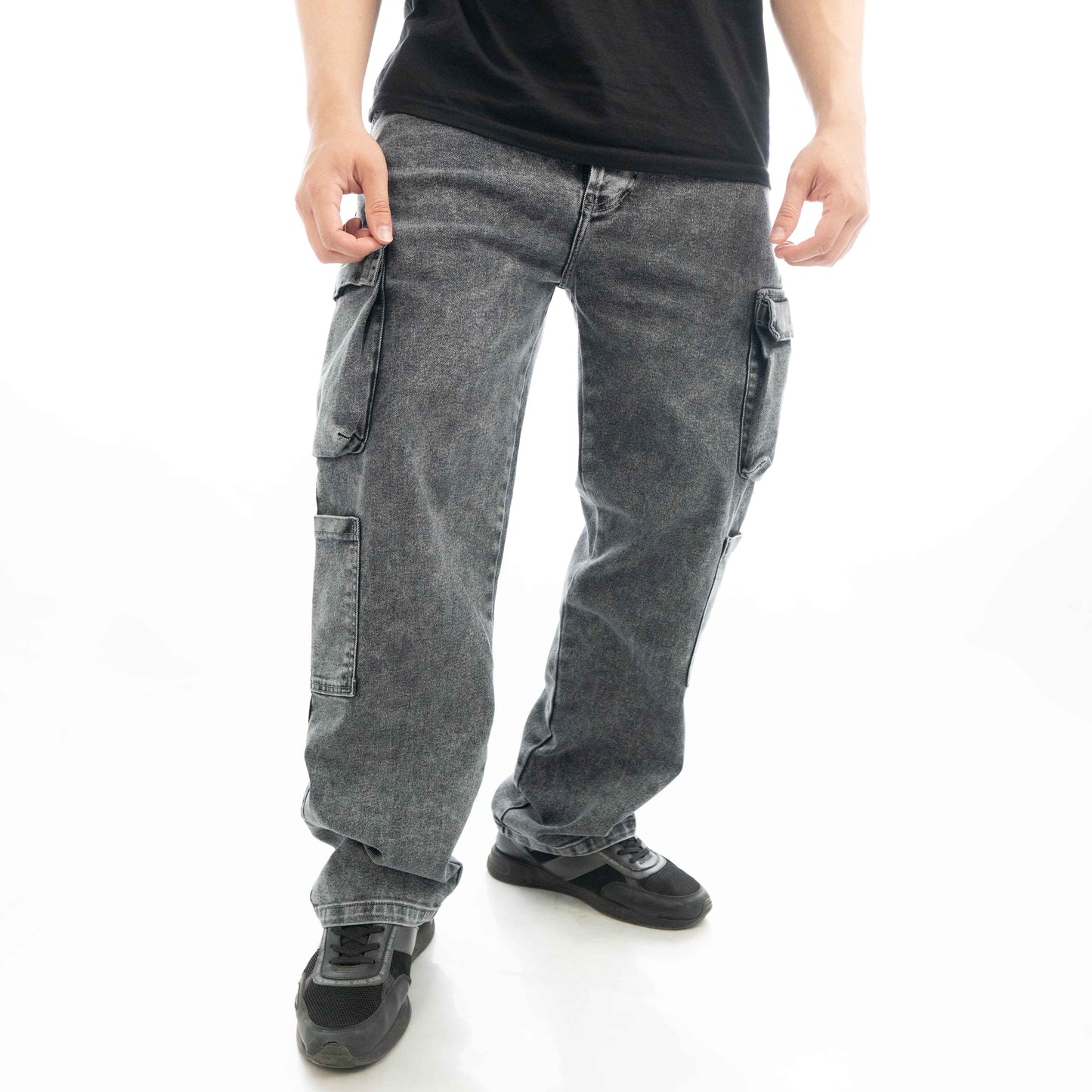 JEAN 4 BOLSILLOS GRIS HUMO