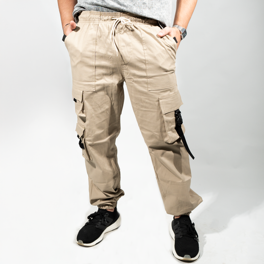 JOGGER OWL DRILL BEIGE