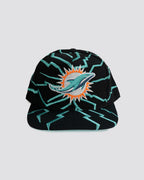Gorra DESTELLO DOLPHINS NEGRA frente