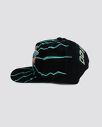 Gorra DESTELLO DOLPHINS NEGRA lado derecho