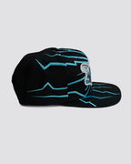 Gorra DESTELLO HORNETS NEGRA lado