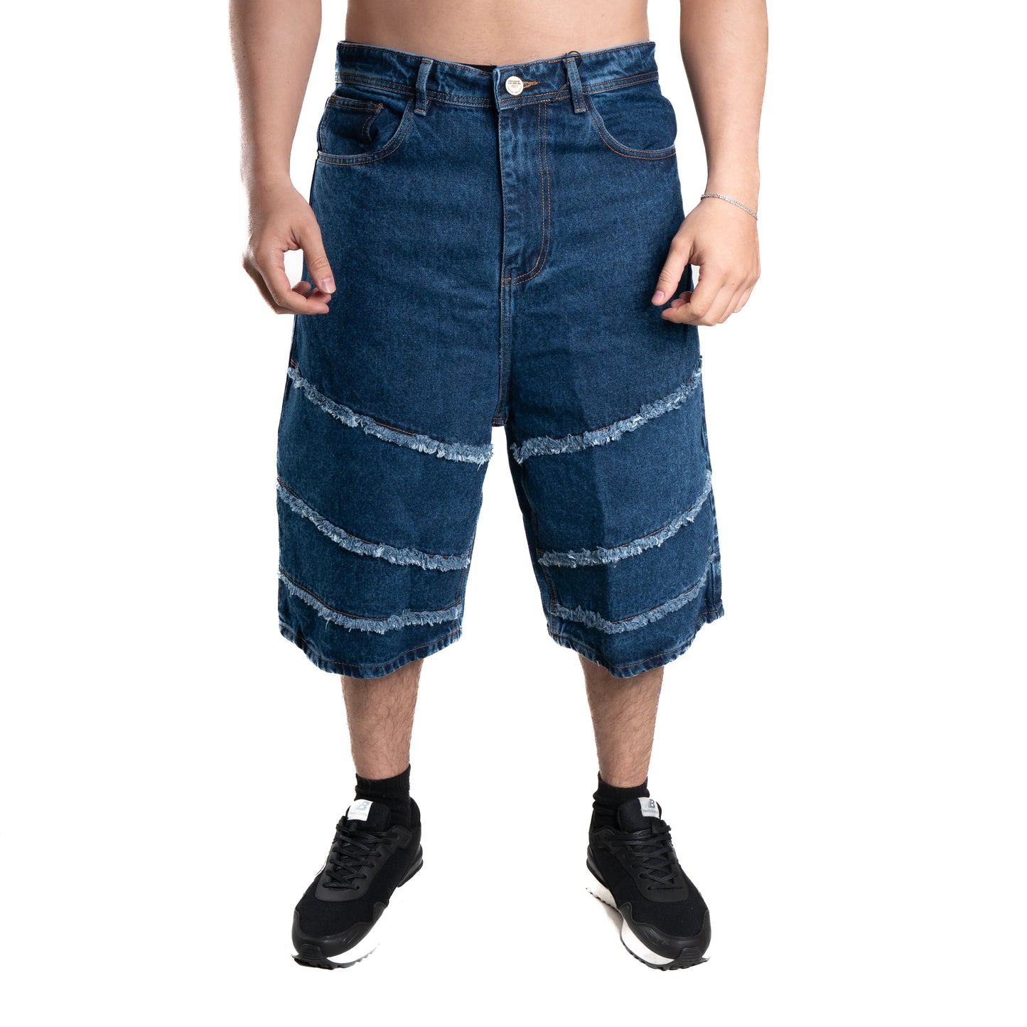 JORT AZUL OSCURO 3 LINEAS YK-008