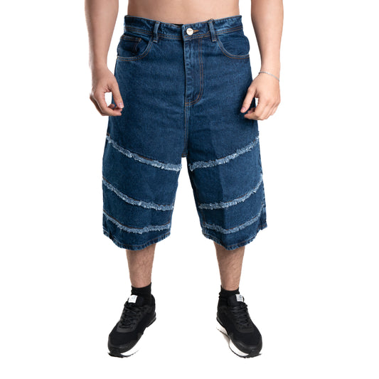 JORT AZUL OSCURO 3 LINEAS YK-008