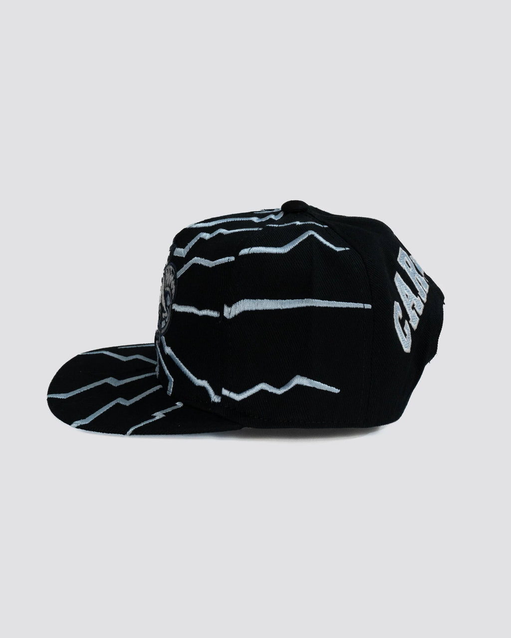 Gorra DESTELLO NORT CAROLINE NEGRA lado derecho