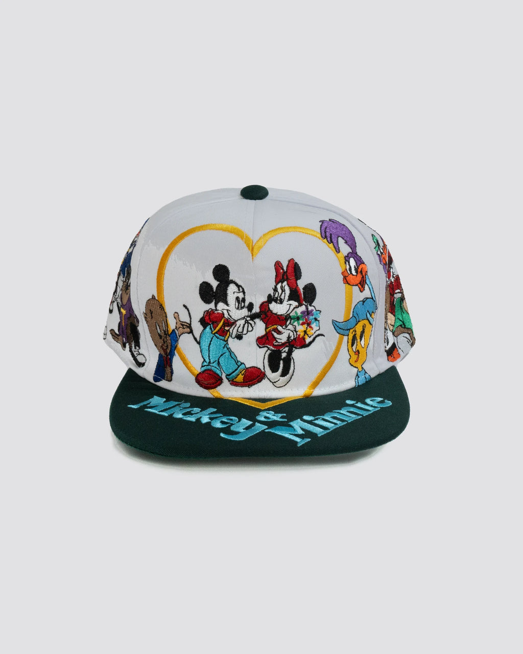 Gorra MICKEY Y MINNIE VERDE frente