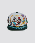 Gorra MICKEY Y MINNIE VERDE frente