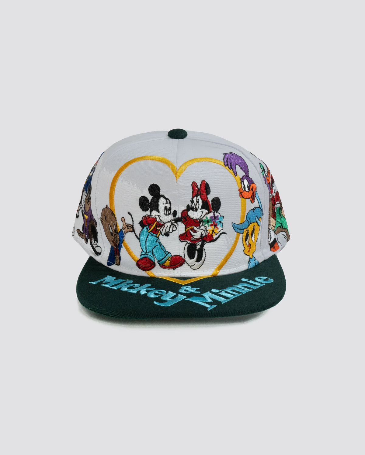 Gorra MICKEY Y MINNIE VERDE frente